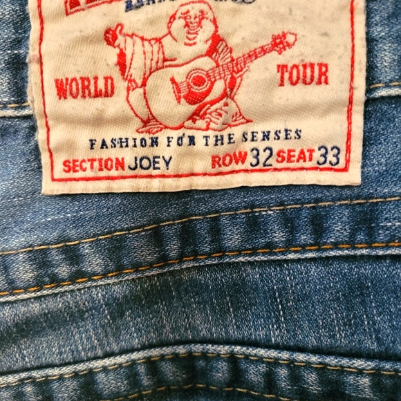 Uocycled, Handmade True Relgion Denim Jean Skirt - Picture 8 of 9